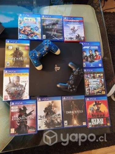 Ps4 Pro 1 TB (2021 Edition) Poco Uso + 11 Juegos