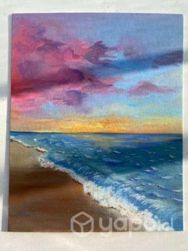 Cuadros en oleo lienzo texturizado hechos a mano