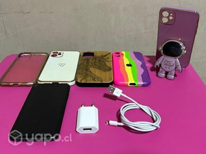 Iphone 11 128g como nuevo con carcazas