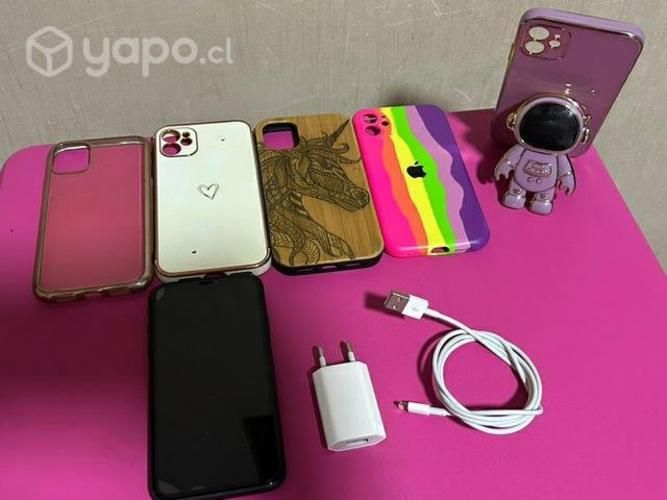 Iphone 11 128g como nuevo con carcazas