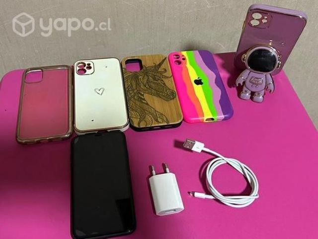 Iphone 11 128g como nuevo con carcazas