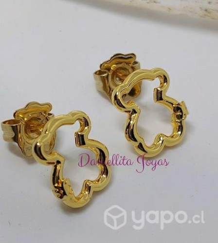 Hermosos aros Tous de acero quirúrgico