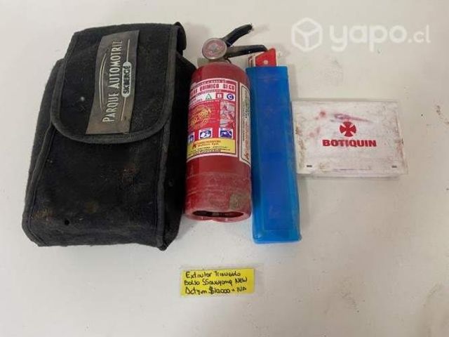 Extintor triangulo bolso Ssangyong New Actyon