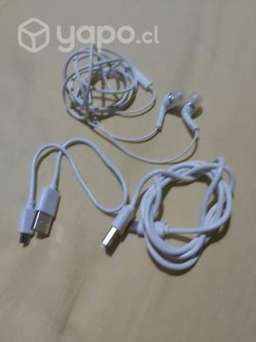 Cables usb celulares y audífonos Samsung