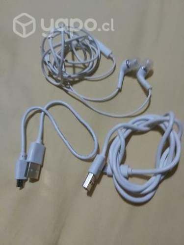 Cables usb celulares y audífonos Samsung