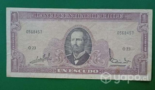 Billete chileno 1 Escudo