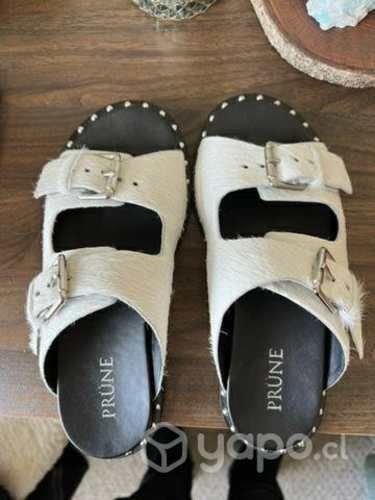 Sandalias cuero Prüne