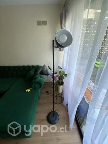 Lámpara de pie de dos focos