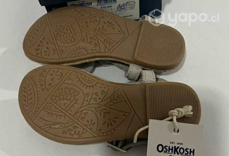 Chala 100% Cuero Marca Oshkosh N*22 Gris