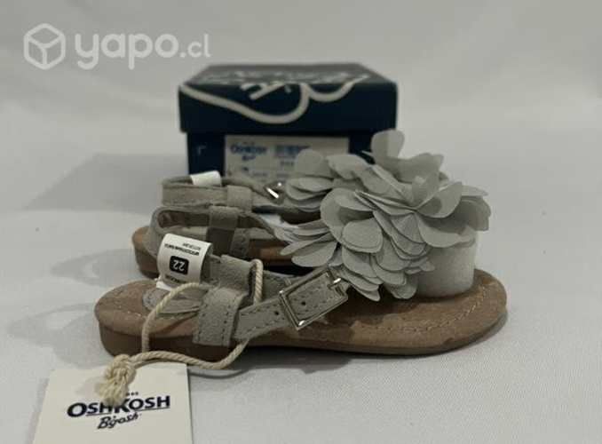 Chala 100% Cuero Marca Oshkosh N*22 Gris