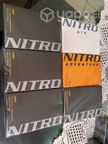 Perfume nitro ,máscara de pestaña , labial