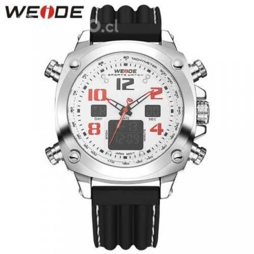 Reloj Weide, pulsera deportivo militar dual hora