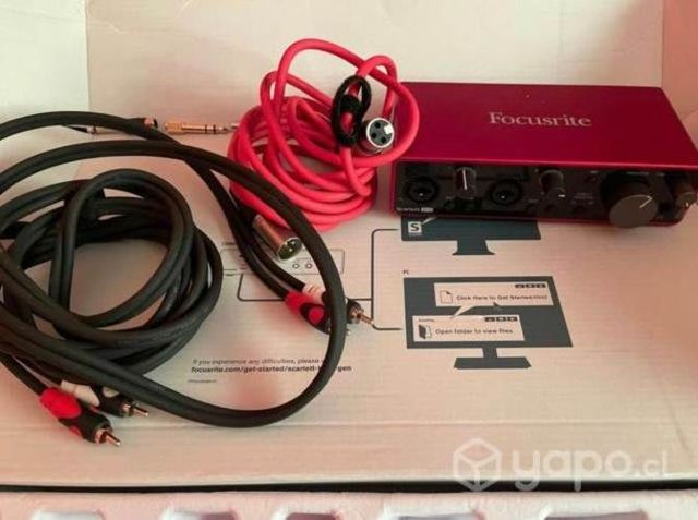 Kit scarlett microfono condesandor