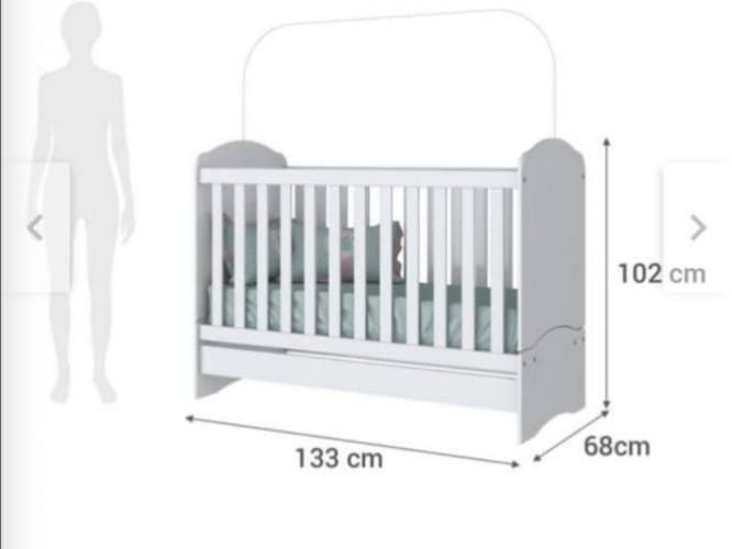 Cuna corral 3 funciones mas colchón