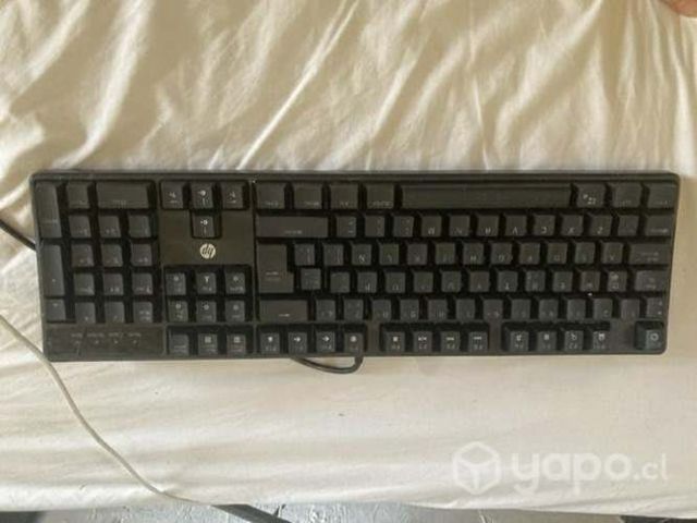 Teclado Gamer Hp Gk320 Mecanico en español, usado