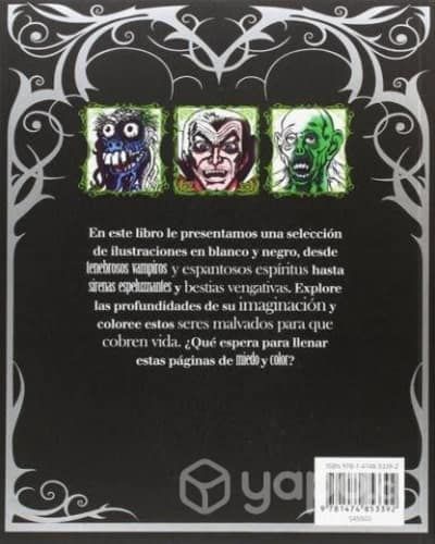 Libro de colorear de terror nuevo