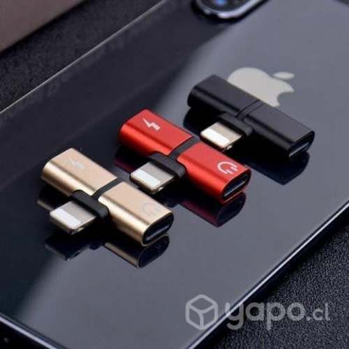 Adaptador para Iphone 2 en 1 con forma de T