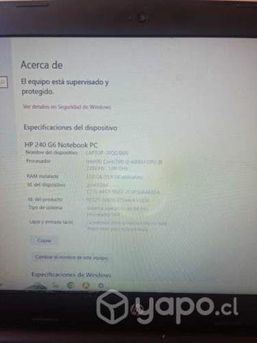 Notebook HP I3 1T y 12 GB de ram