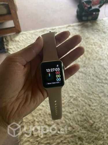 Apple Watch serie 3 38 mm correa rosada palo