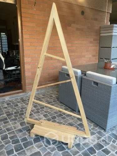 Arbol De Navidad De Madera (+ Luces y Estrella)