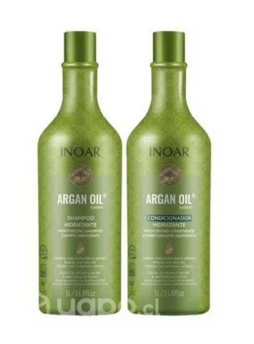 Kit shampoo/acondicionador aceite argán inoar 1 lt