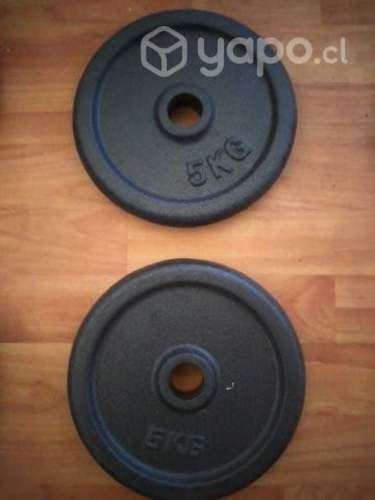 Discos preolimpicos 5 Kg (par)