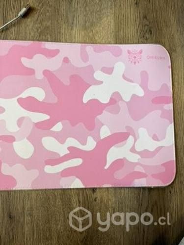 Mouse pad onikuma rosado