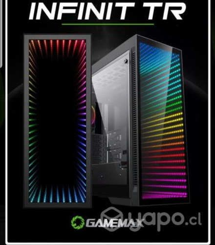 Gabinete gamer gamemax infinity abyss rgb mid towe