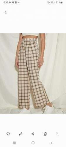 Pantalon de cuadros shein