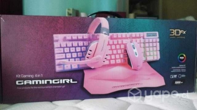 KIT GAMER 4en1 GAMINGIRL