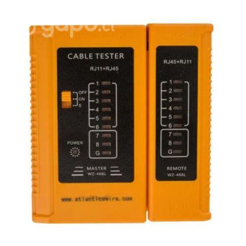 Tester de cable de red rj45, rj11, rj12. atlantics
