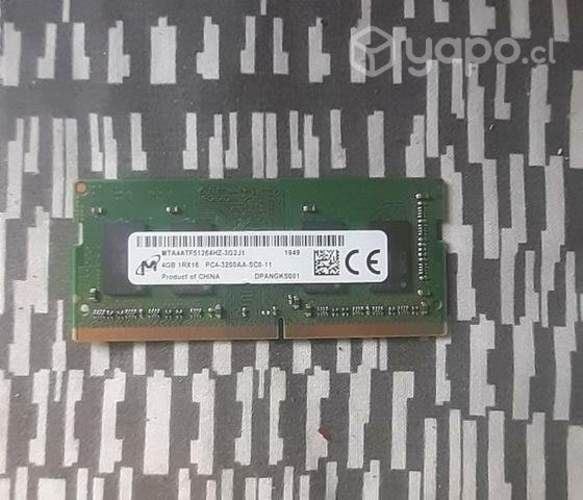 Pantalla Notebook 15.6 / Ram DDR4 / 4GB