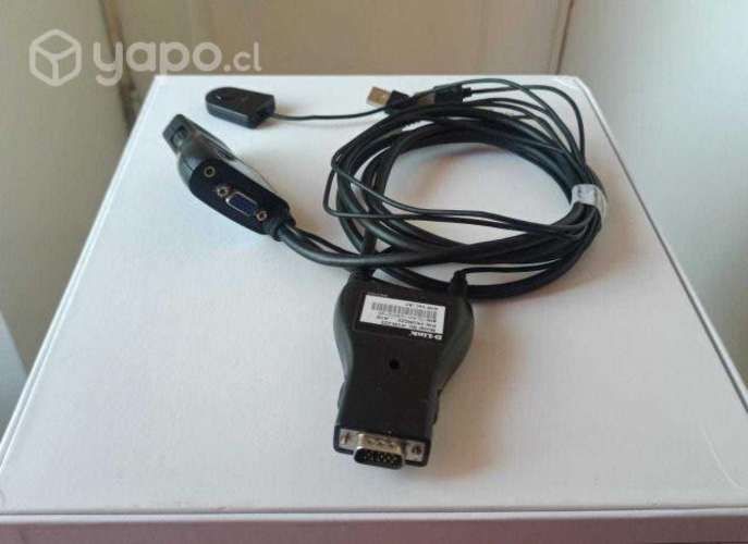 KVM VGA - Controla 2 compus con 1 sólo monitor, te