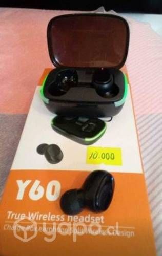 Auricular bluetooth Y60 ultra y recargable