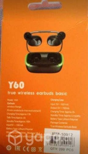 Auricular bluetooth Y60 ultra y recargable