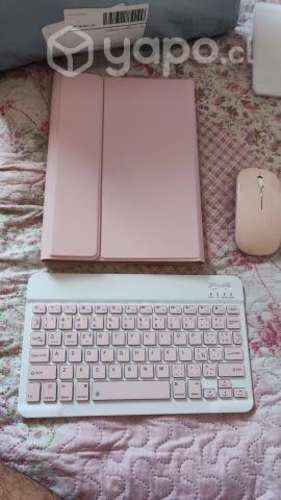 Funda con teclado y mouse para tablet sg A8