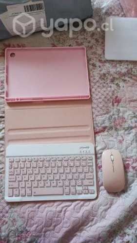 Funda con teclado y mouse para tablet sg A8