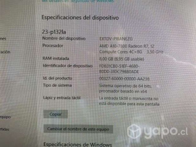 HP Pavilion 23-p132la