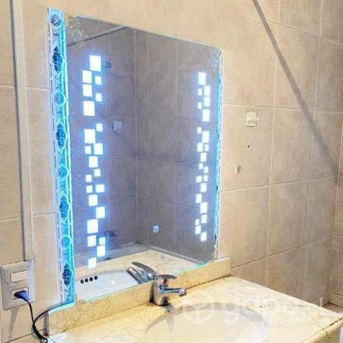 Espejo para baño touch con luz led 60×80
