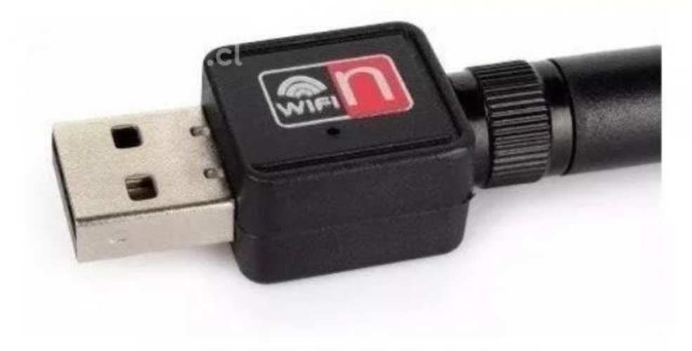 Mini Adaptador Wifi Lan Usb 2.0 + Antena 300 Mbps