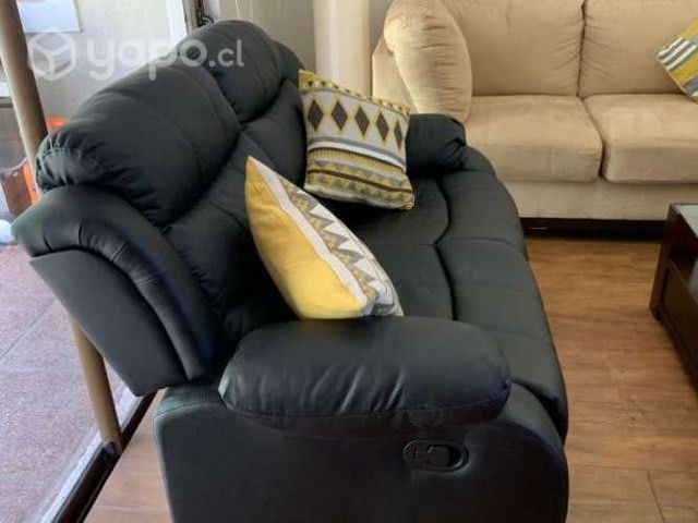Sillon Reclinable 2 plazas Ecocuero