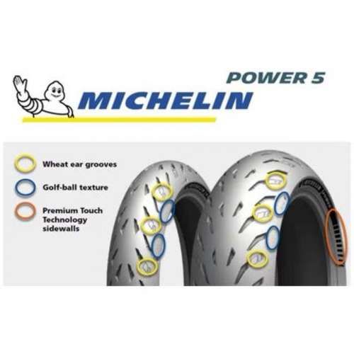 Neumatico michelin power 5 120/70zr17
