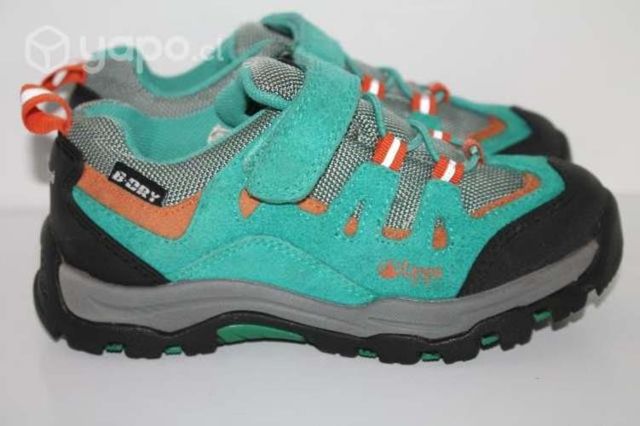 Zapatilla Niña Cuero/Outdoor LIPPI Turquesa N°31