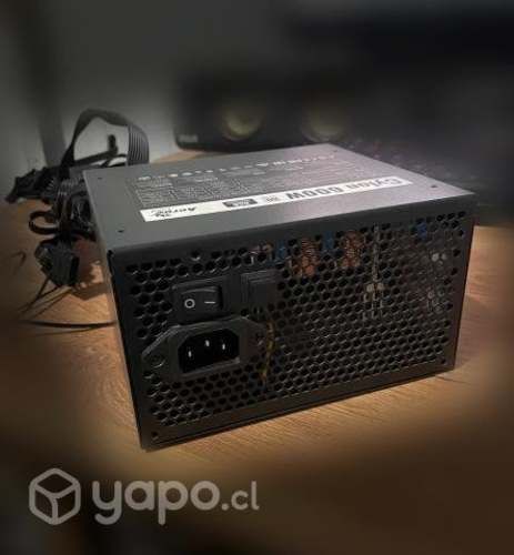 600 w white fuente de poder