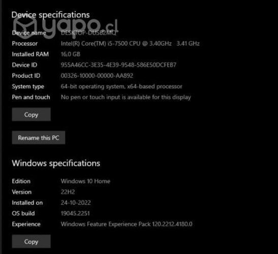 Pc + Escritorio + 2 Pantallas