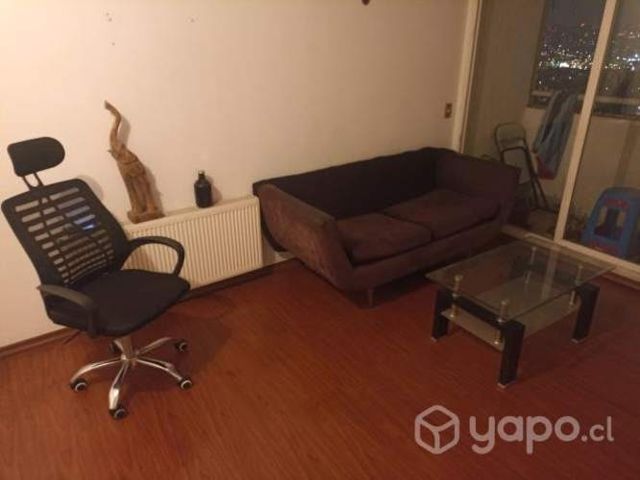 Futón London Morado en Gamuza