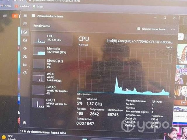 Placa madre Acer nitro 5