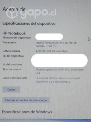 Notebook HP