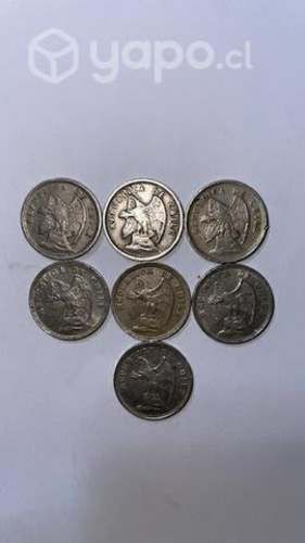 Lote Monedas antiguas chile