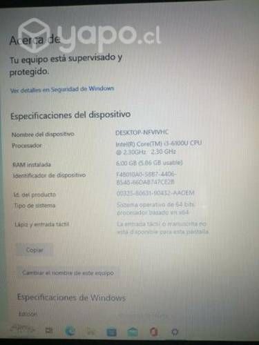 Notebooks hp y lenovo